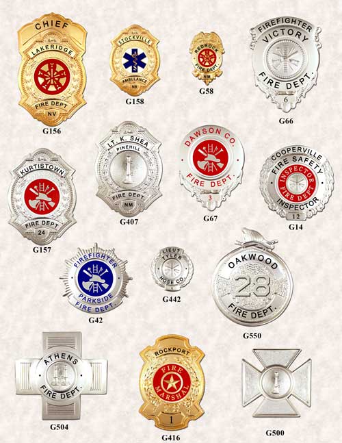 Fire Dept Badges Page 2