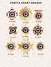 police purple heart commendation medals garel