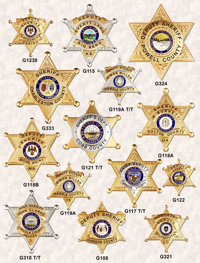 GAREL 6 Point Star Badges GAREL popup