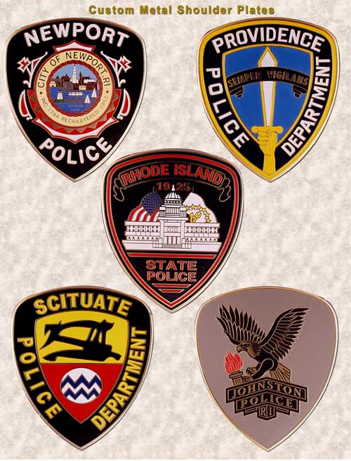 Metal shoulder plates patches